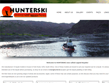 Tablet Screenshot of hunterski.co.za